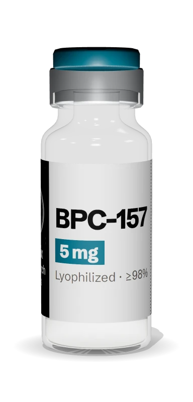 BPC-157 5mg research vial, Helix Research Labs label